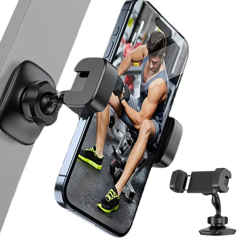 Gym Magnetic Phone Holder 360 Adjustable Stand