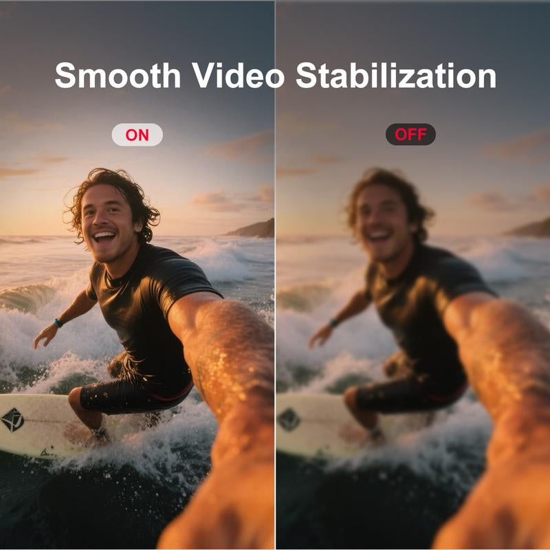 NUISK 4K Mini Action Camera, 128GB Thumb Body Camera, Wearable Video Recorder with IPX7 Waterproof Underwater Camcorder, Helmet Mount, Magnetic Sport DV for Bike Cycling, Pet, Vlogging Movie Metal 4K+128G Black Stick