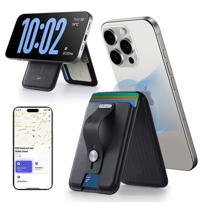 ESR Geo for Magsafe Wallet with Full Find My Functionality,3/5 Card-Holder, gps