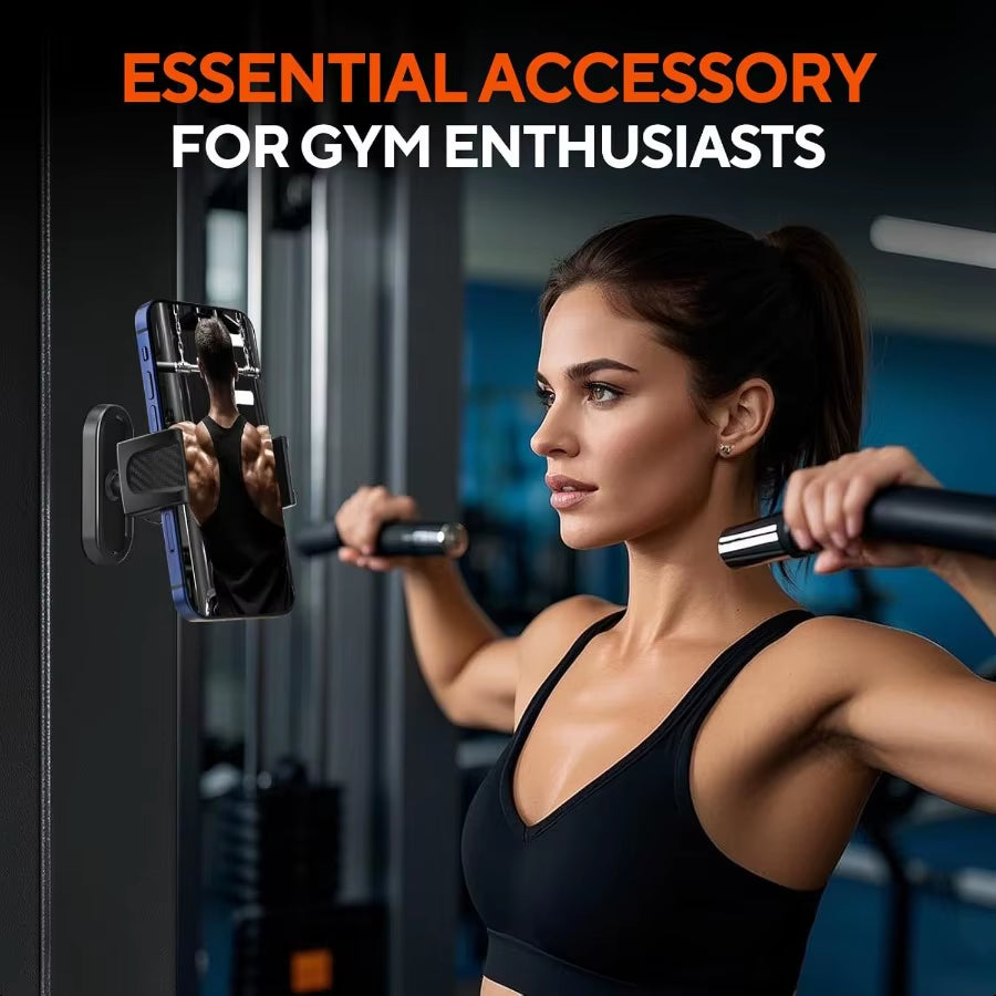 Portable Gym Magnetic Phone Holder with Magnet Base