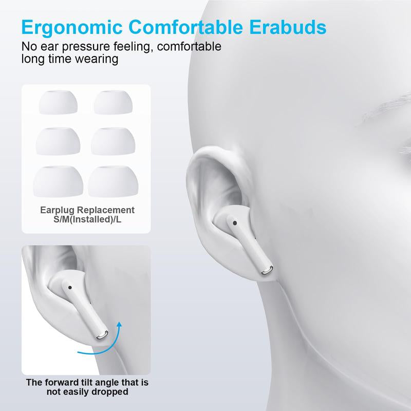 Bluetooth 5.4 Earphones 3D Stereo