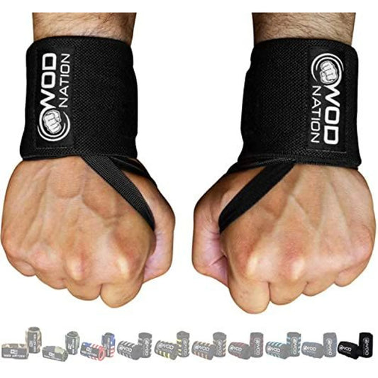 Professional Wrist Wraps & Straps for Gym & Weightlifting (12 Inch)