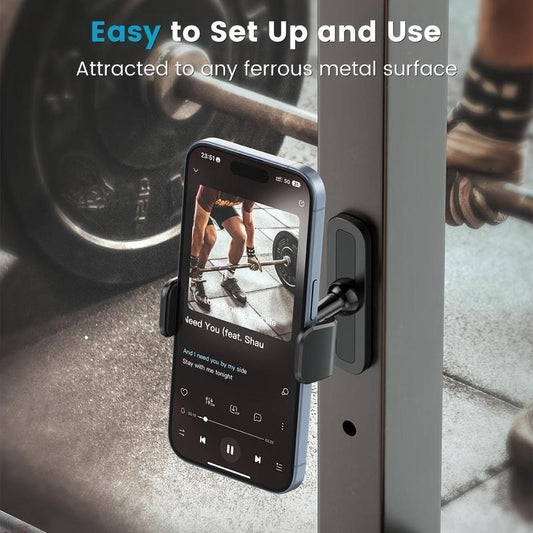 Gym Magnetic Phone Holder, 360°