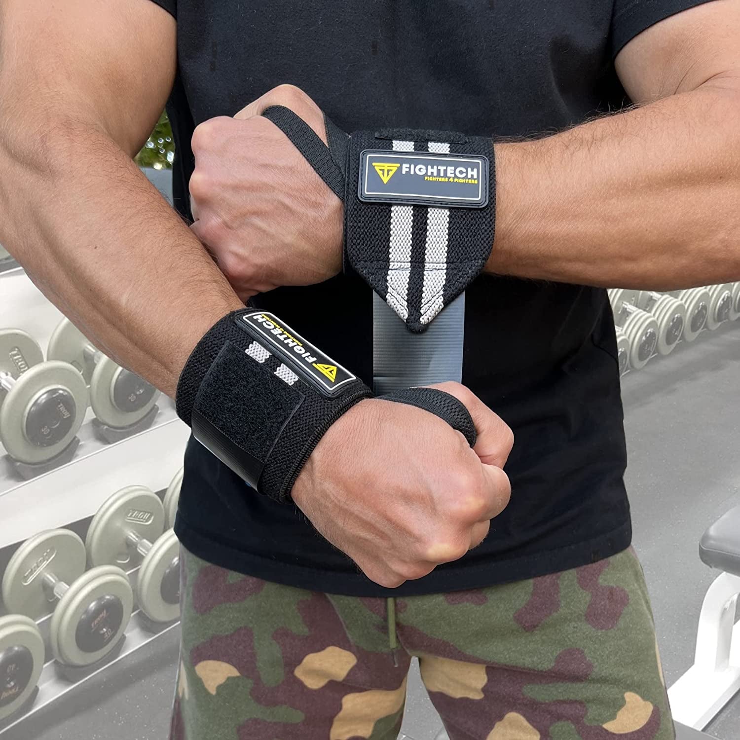 Wrist Wraps for Weightlifting | 18 Inch Professional Grade Lifting Wrist Wraps 