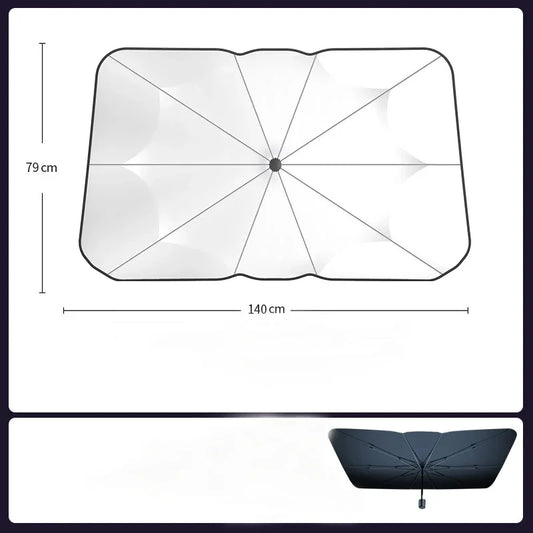 Foldable Car Sunshade – Keep Your Car Cool in Seconds