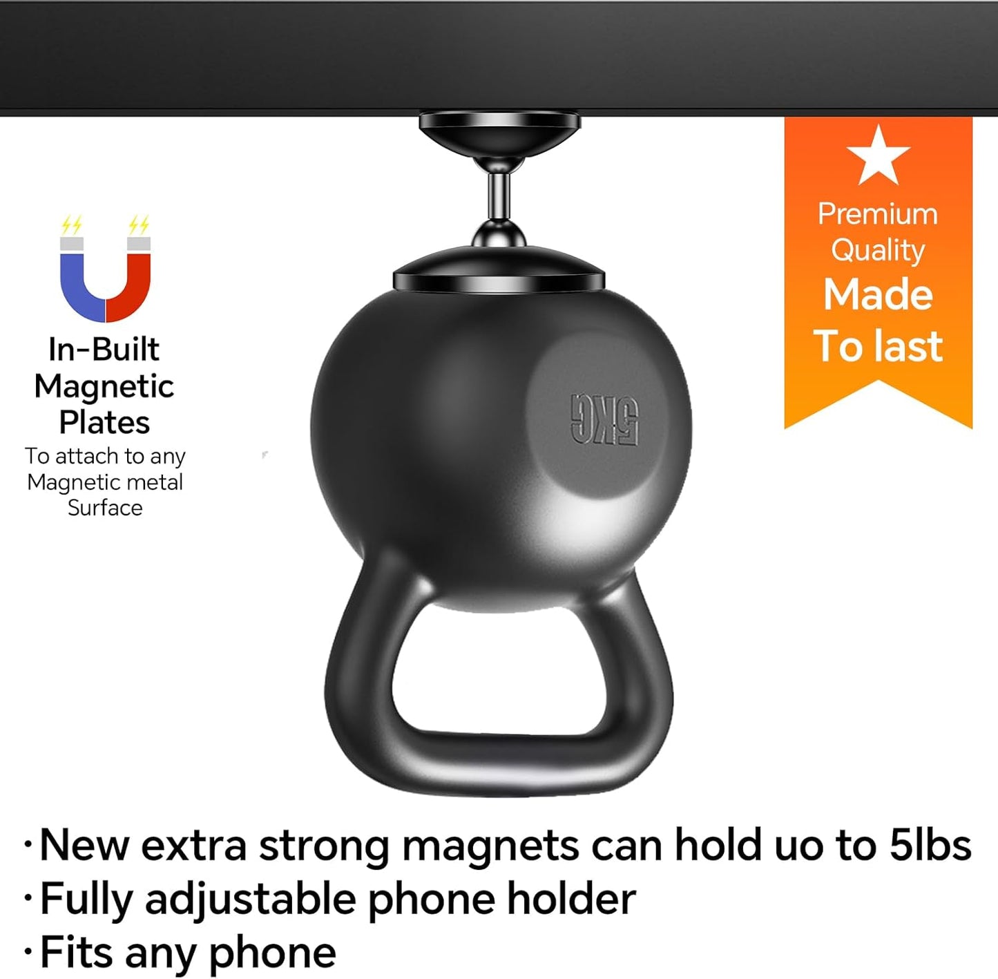 Gym Magnetic Phone Holder Mount for Magsafe 