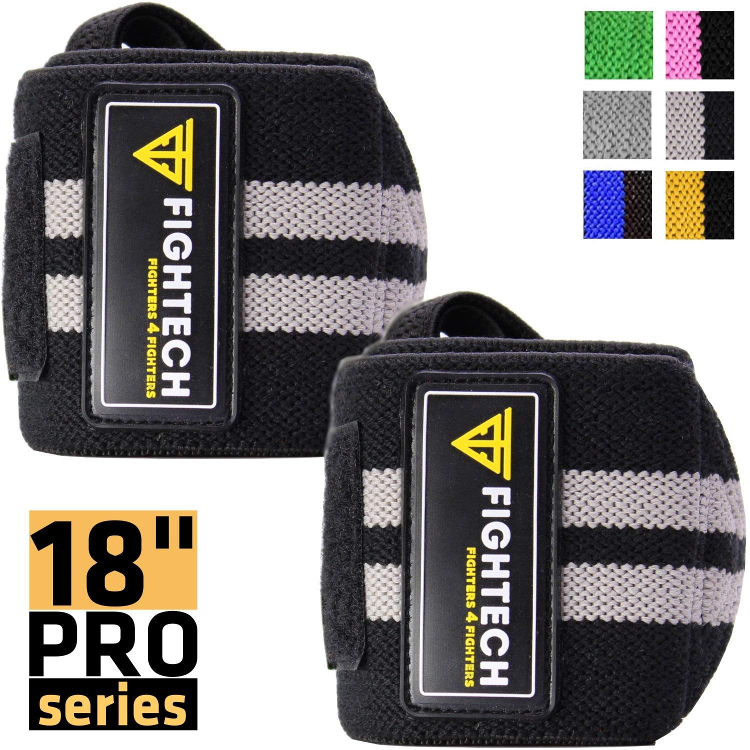 Wrist Wraps for Weightlifting | 18 Inch Professional Grade Lifting Wrist Wraps 