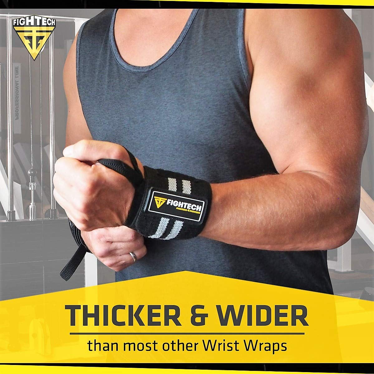Wrist Wraps for Weightlifting | 18 Inch Professional Grade Lifting Wrist Wraps 
