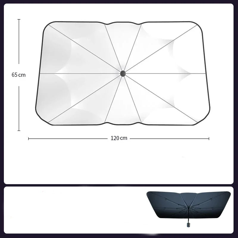 Foldable Car Sunshade – Keep Your Car Cool in Seconds