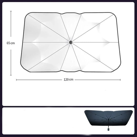Foldable Car Sunshade – Keep Your Car Cool in Seconds