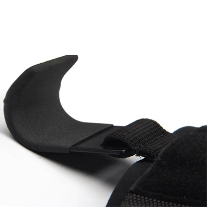 Weight Lifting Hook Grips with Wrist Wraps Hand-Bar 