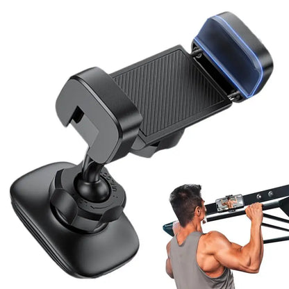 Gym Magnetic Phone Holder 360 Adjustable Stand