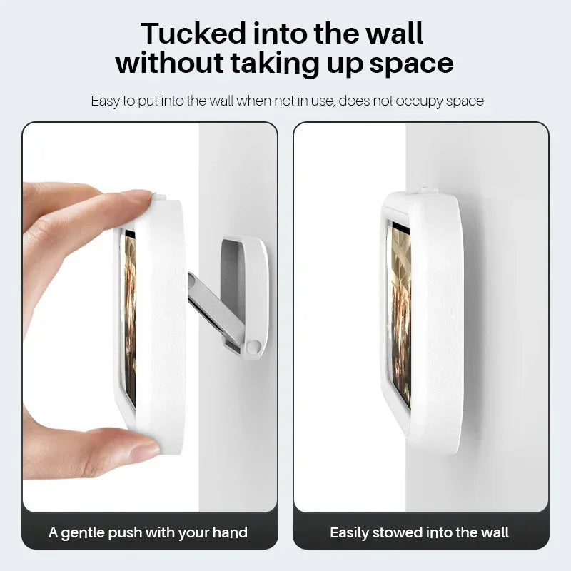 Cell Phone Holder Adjustable Sticky Wall Mount Waterproof