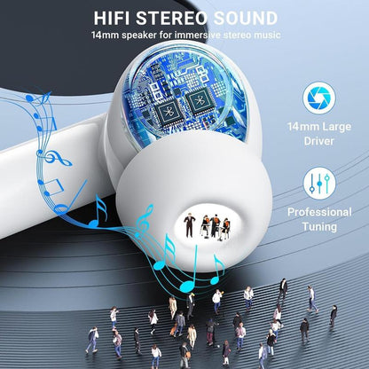 Bluetooth 5.4 Earphones 3D Stereo