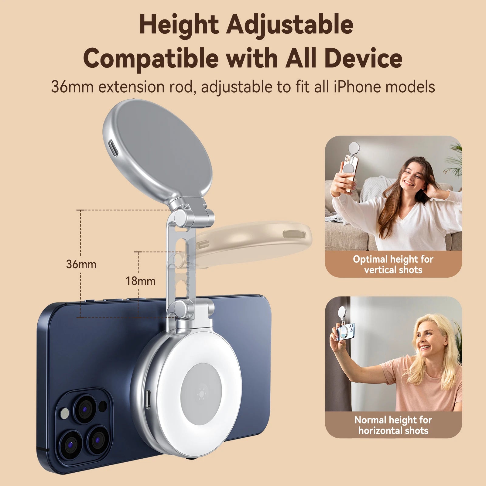 Smartphone Magnetic Fill Light Mini Selfie